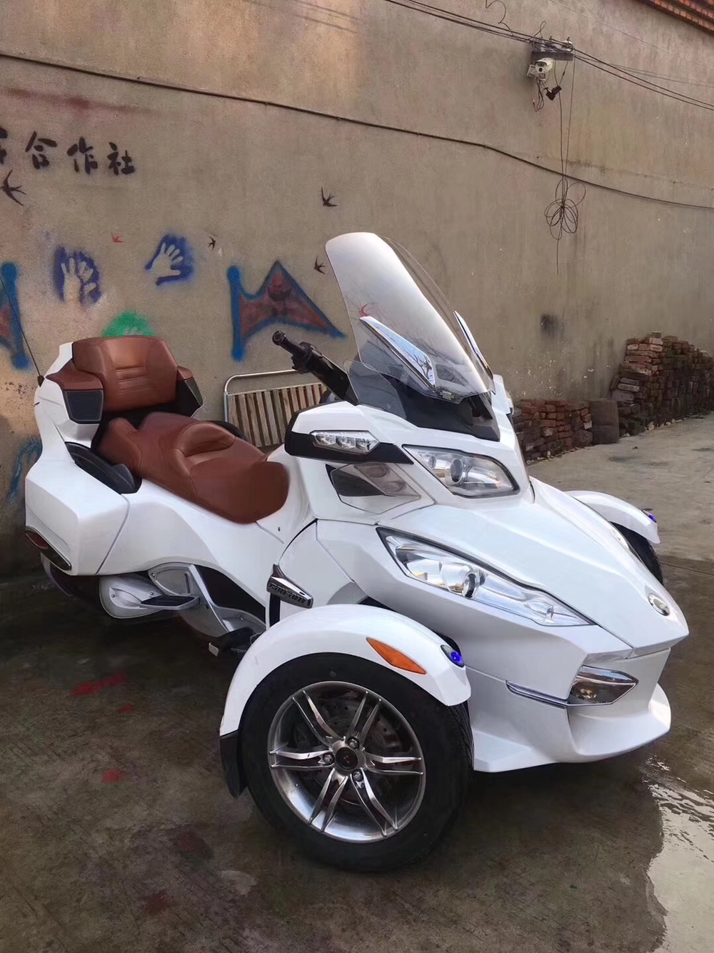 二手原装进口杜卡迪庞巴迪1300cc倒三轮摩托车旅行车重型机车跑车