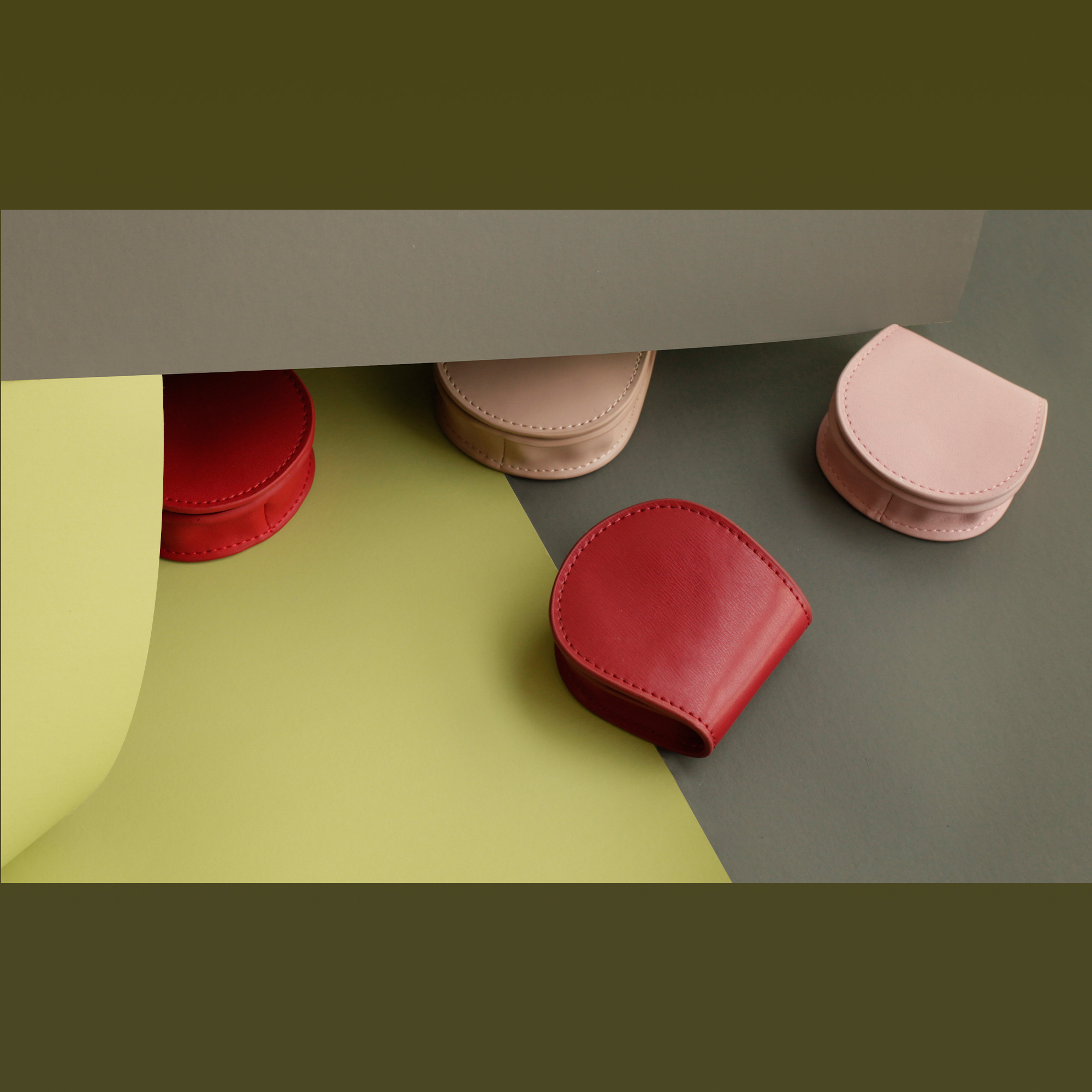 pujor sutias|迷你真皮耳机收纳包airpod包小众设计可爱女包