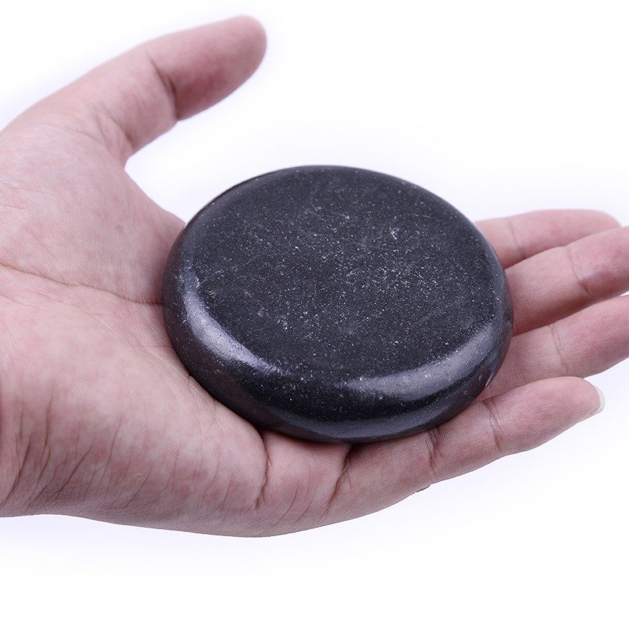 火山能量石spa热石按摩美容院热敷石砭石加热箱背部眼部按摩石头