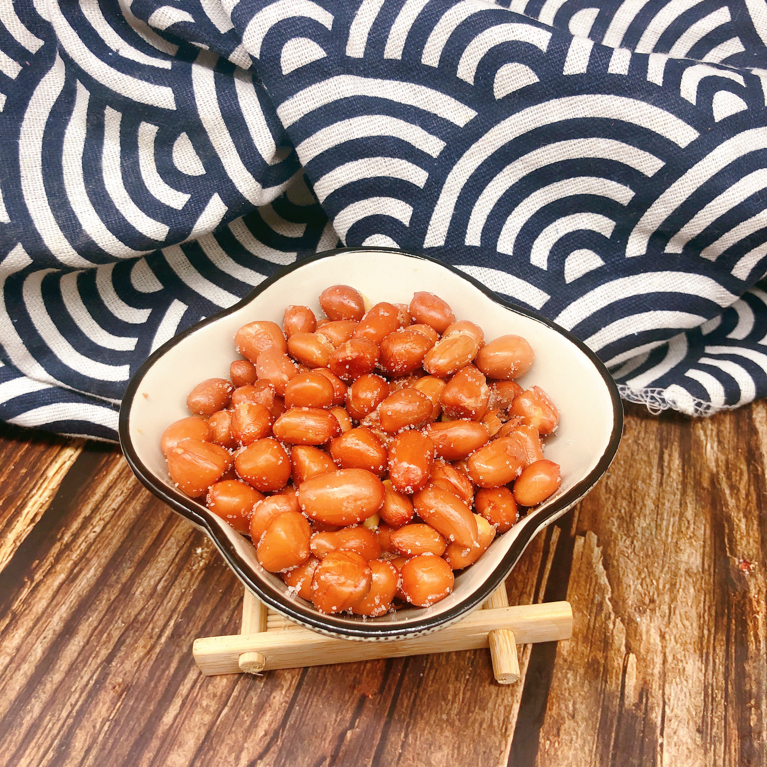 盐豆花生潮汕特产炒熟仁咸香盐油炸花生米包邮全花生