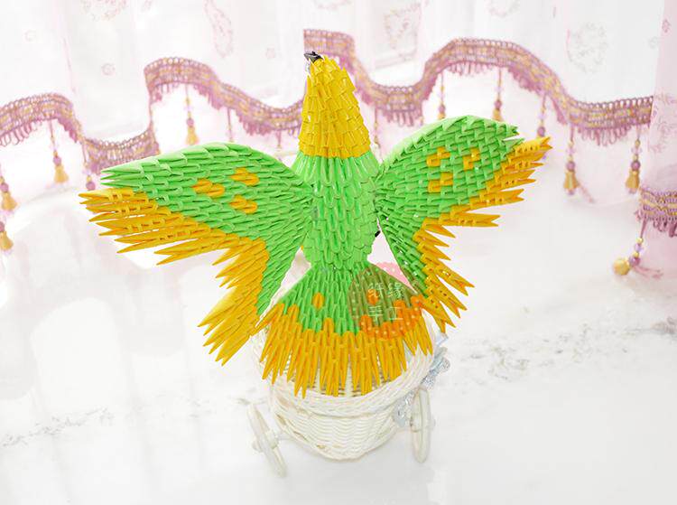 三角鹦鹉手工插折学生diy礼物礼品材料手工折纸