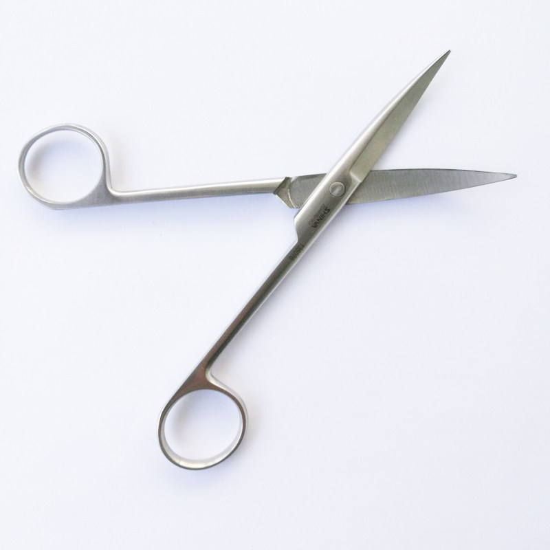 新华医疗医用剪刀不锈钢弯尖弯头弧形手术剪厨房家用剪手术器械剪