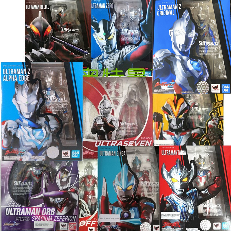 万代SHF捷德泽塔奥特曼银河维克特利欧布泰迦赛文尊皇赛罗特利迦