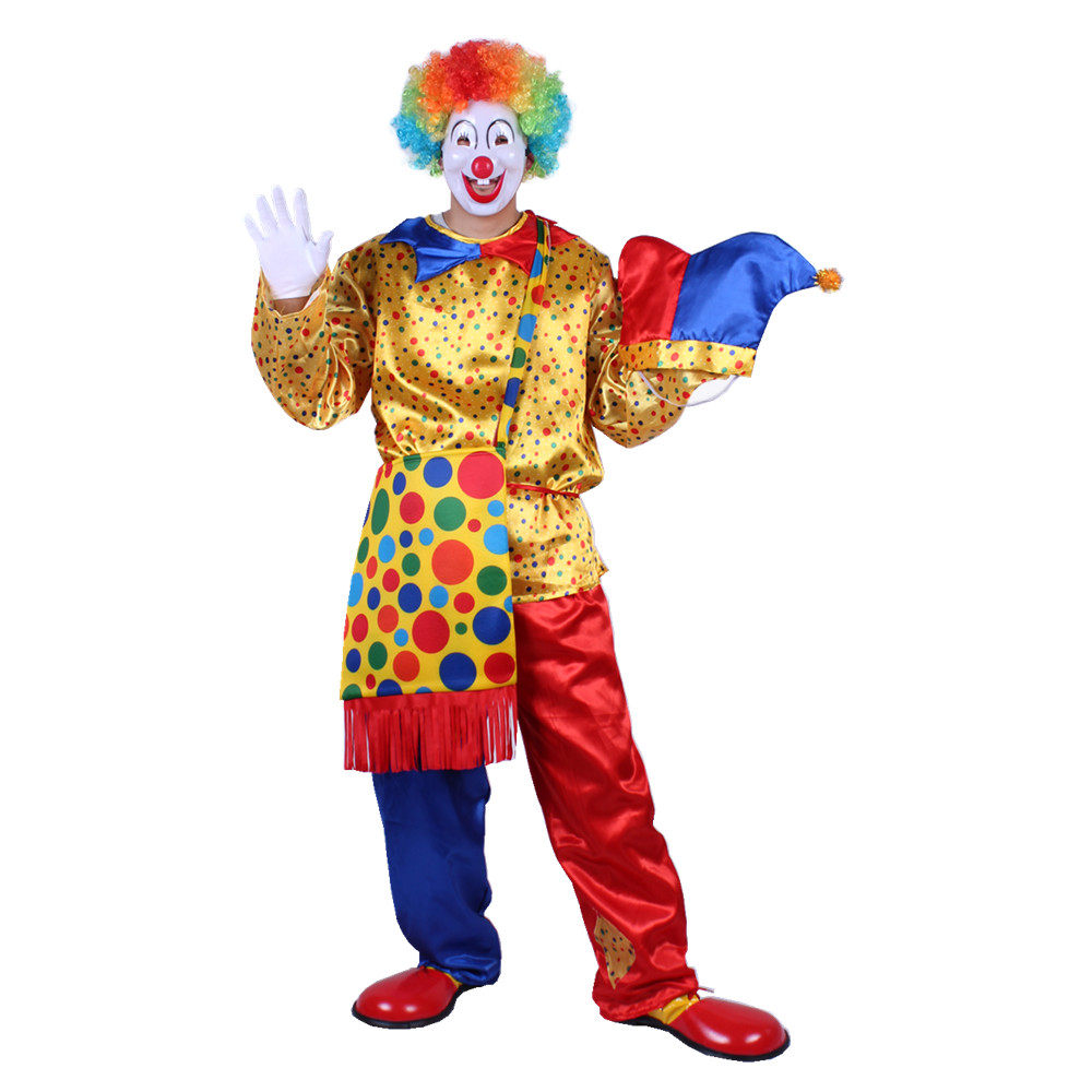 小丑眼镜红鼻子小丑包配件配饰假发面具鞋子脸彩气球手套道具帽子