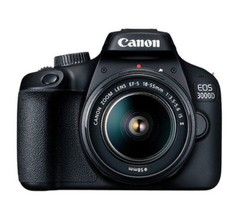canon佳能eos3000d单反相机1855套机1500d旅游教学生新入门级