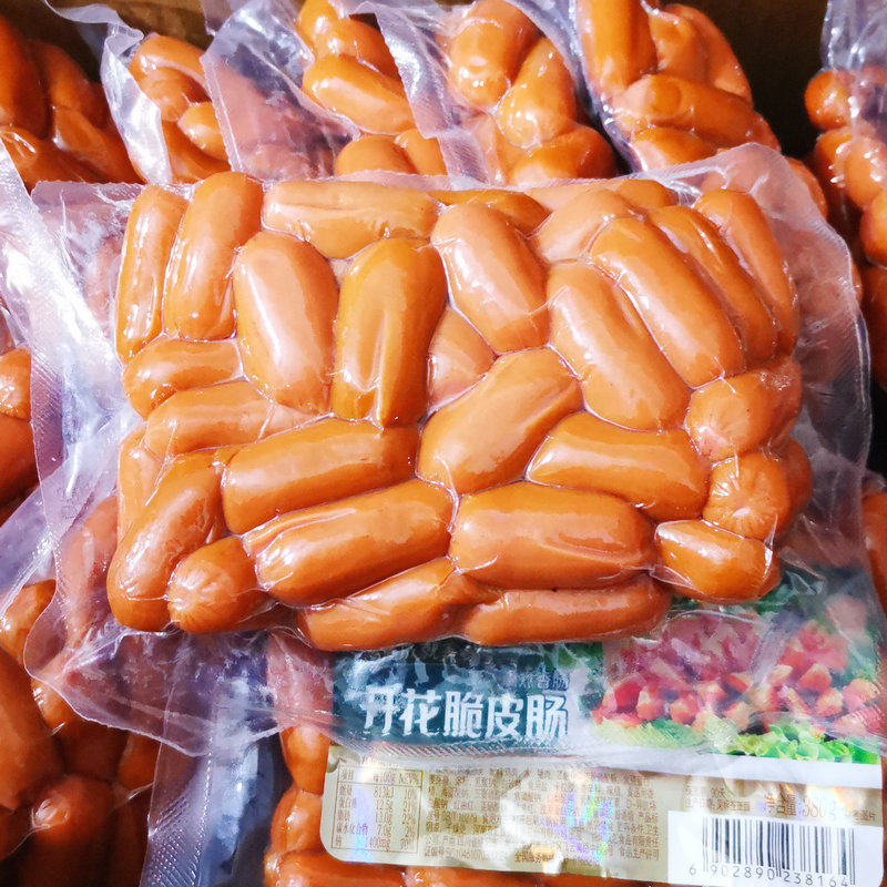 脆皮双汇开花380g15袋香嫩风味熏煮香肠中餐香肠