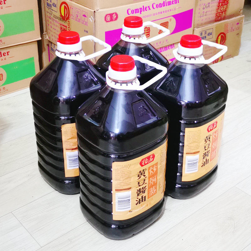 酱油四川酿造扬名黄豆5l4桶整箱箱包中餐酱油