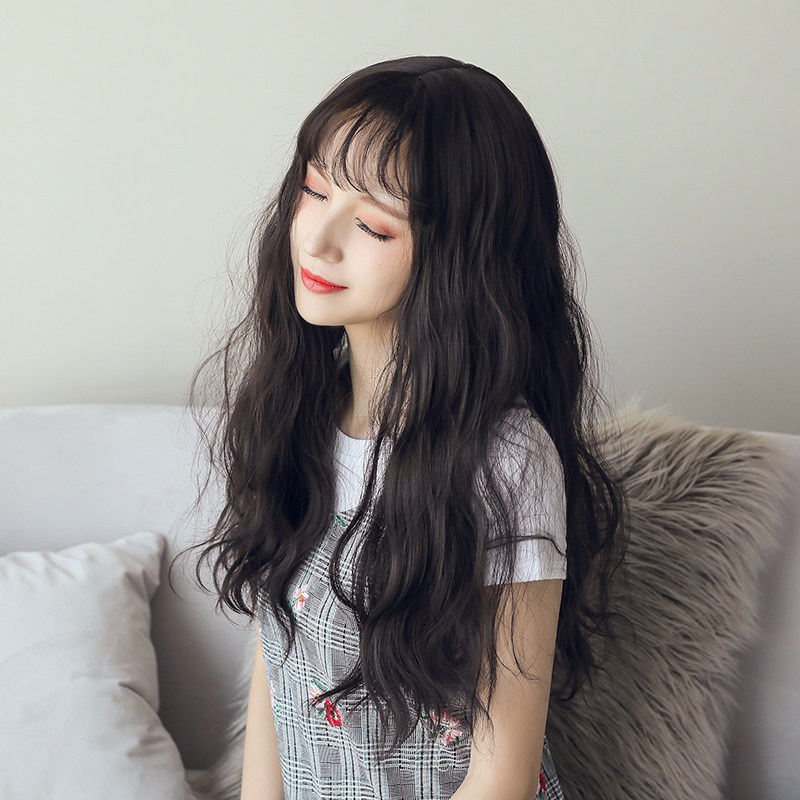 假发卷发女 蛋卷头网红同款蓬松自然女生假发长发自然全头 头套式
