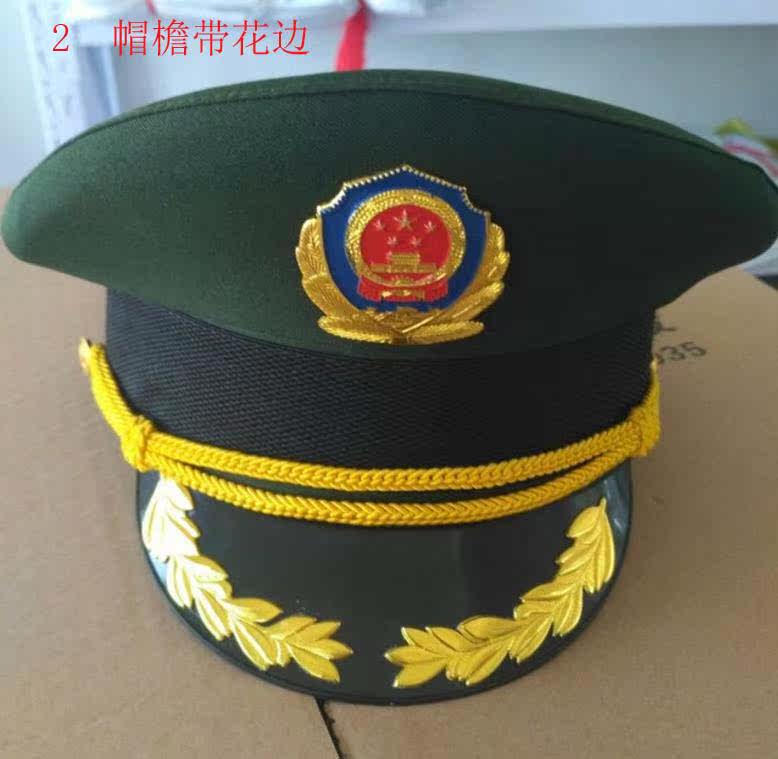 男款绿色大盖帽乐队演出陆军大檐帽军军迷帽