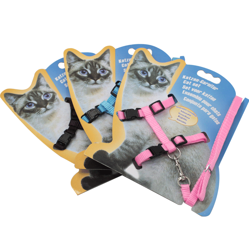 牵引猫咪专用猫链挣脱晒猫链子溜猫遛猫绳猫狗牵引绳