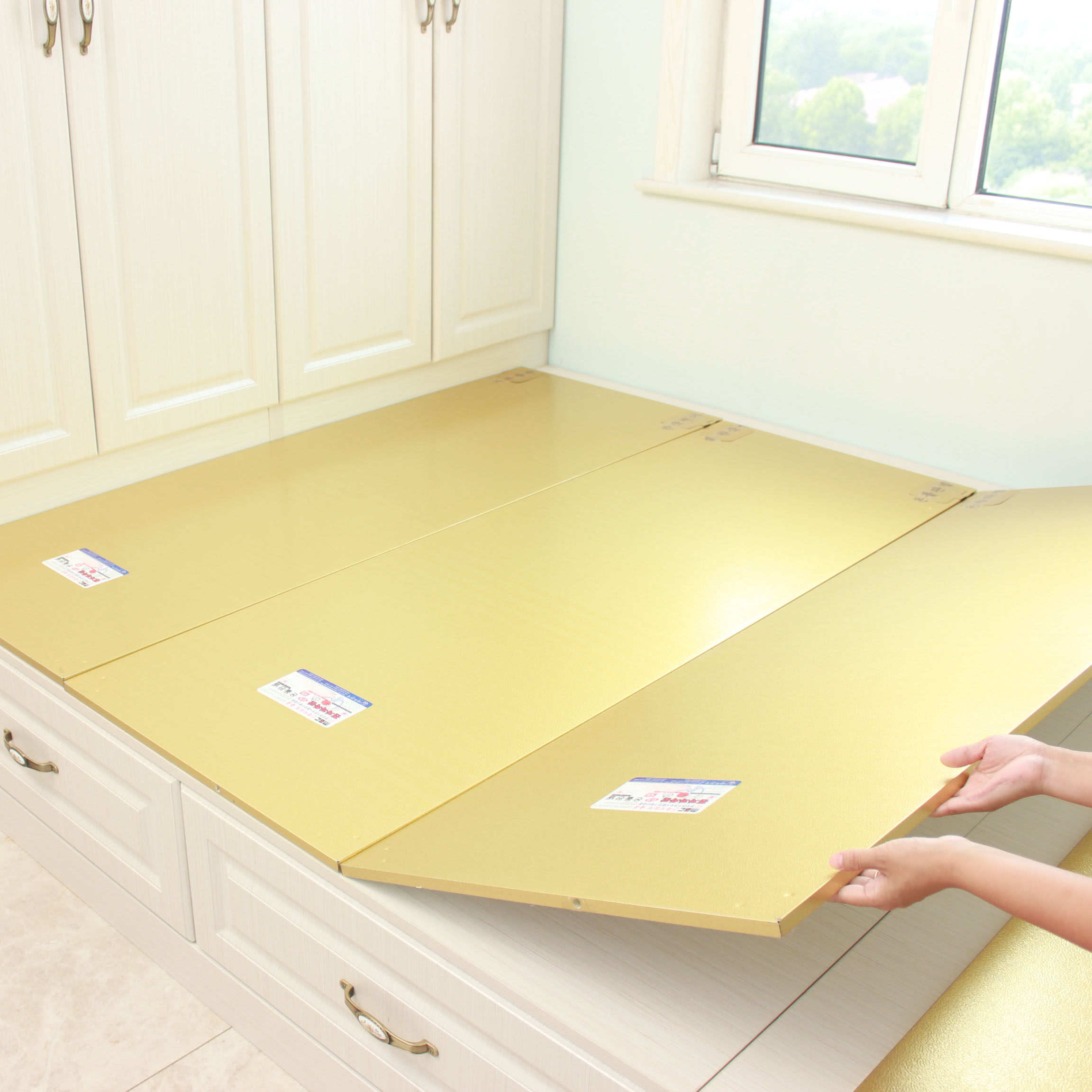 电热炕板韩国家国家用电暖炕加热膜电地暖地热地暖发热电热膜