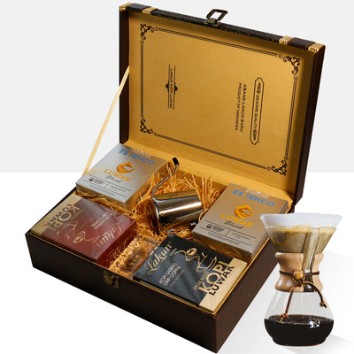 原装进口印尼luwak贝斯猫屎滴滤式挂手冲咖啡粉礼盒挂耳咖啡