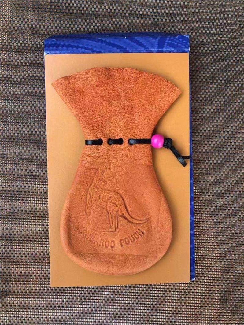 袋鼠蛋蛋零钱包澳洲纪念品挂件睾丸皮碎银包真皮文玩袋luckybag