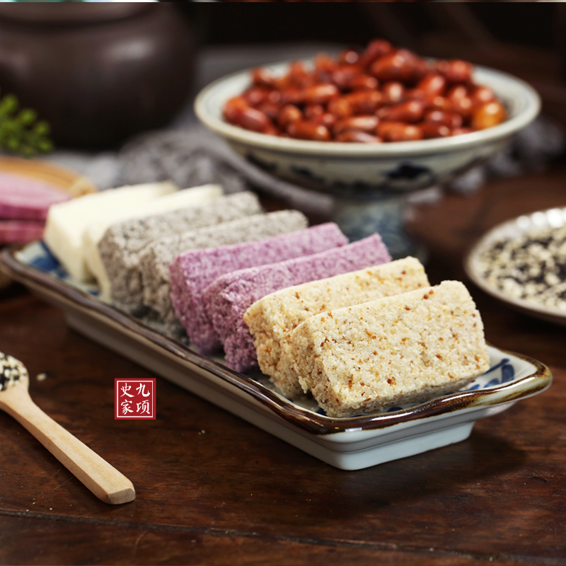 糕点史家雪花绵绵糕糯米糕芝麻花生夹心手工传统糕点