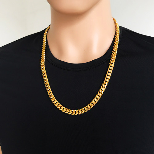 男士老板金链黄金链掉色不掉链久金越南沙金越南项链