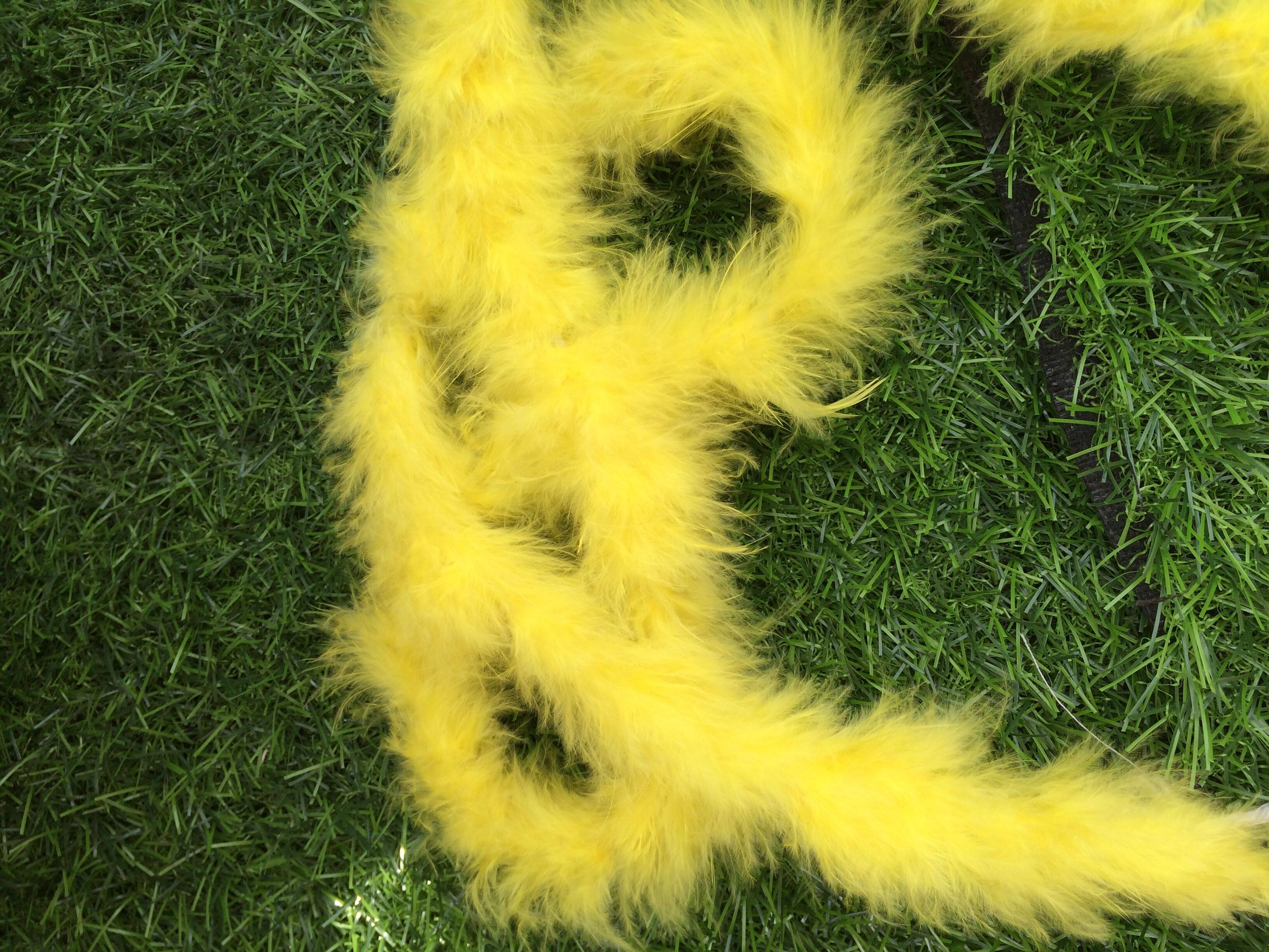 毛条毛茸茸绒毛长条羽毛鸡毛舞女披肩装饰品10条毛条