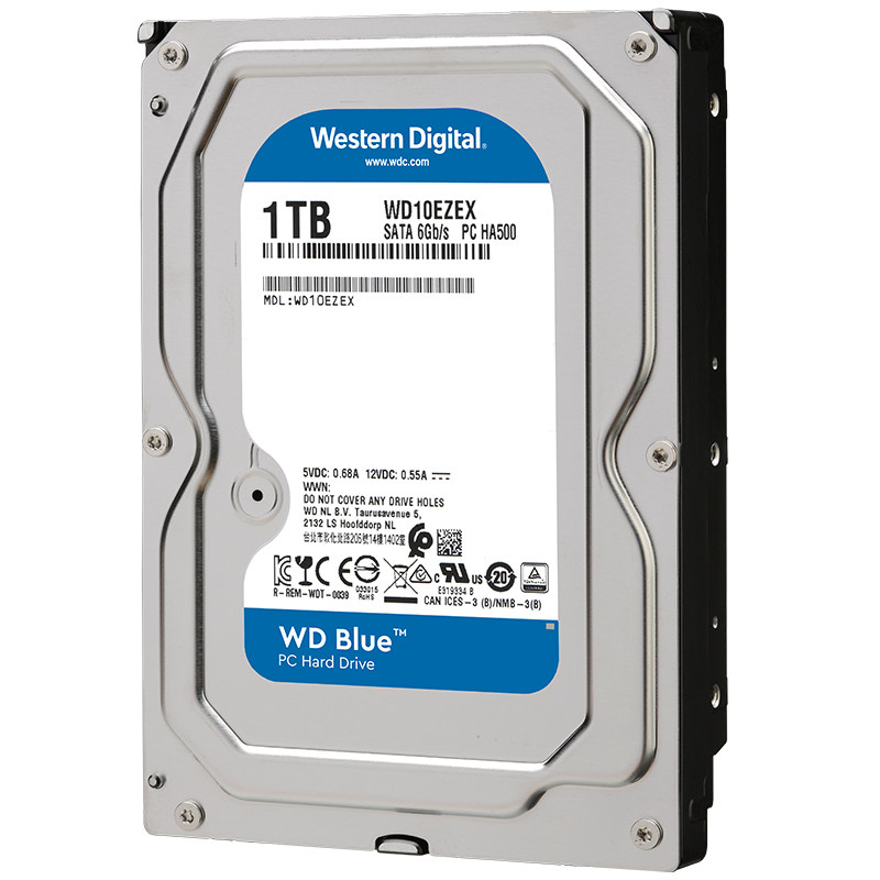 wd/西部数据1t 4t 8t 16t sata3 3.5寸 希捷东芝企业级机械硬盘