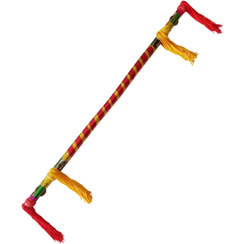 连响花棍连厢金钱棍打钱铜钱中老年广场舞健身霸王更多民间运动用品