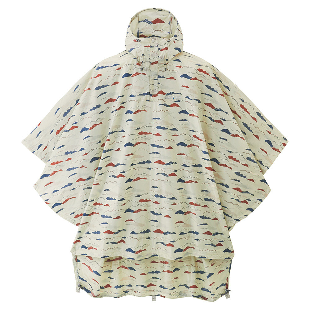 montbell日本专业耐磨登山徒步雨衣雨披trekkingrain雨衣