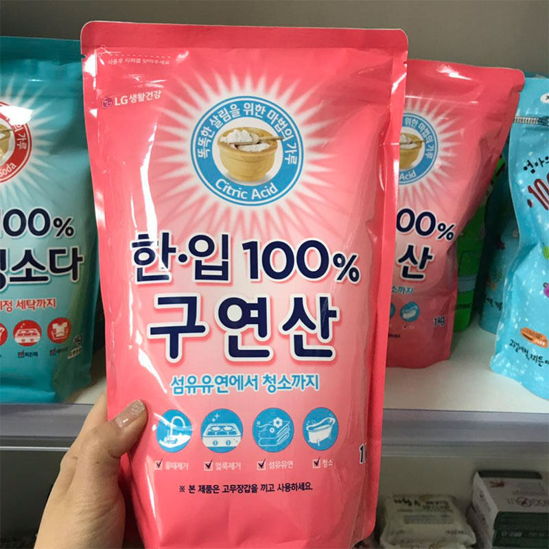 韩国进口正品lg柠檬酸纤维柔软剂卫生间洁剂厨房多用途清洁剂