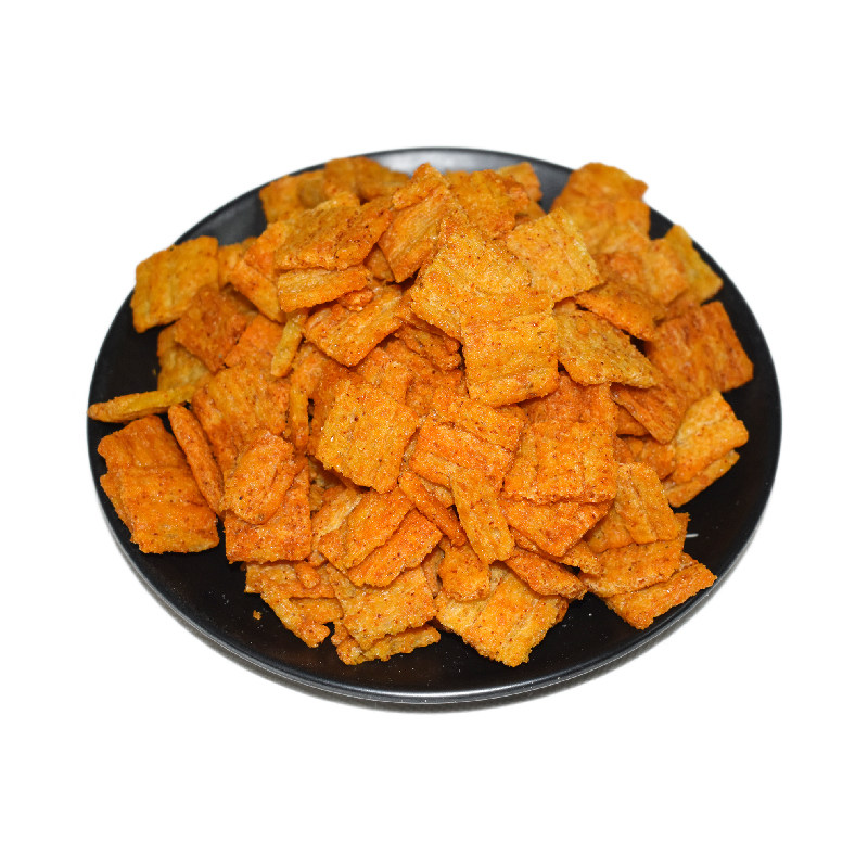 重庆特产休闲小吃零食手工锅巴麻辣味包邮450g膨化食品油纸袋包装