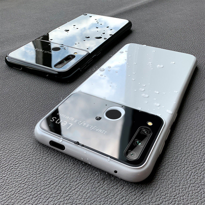 适用华为荣耀青春版手机壳魔术2magic2黑色亮面9xpro手机保护套