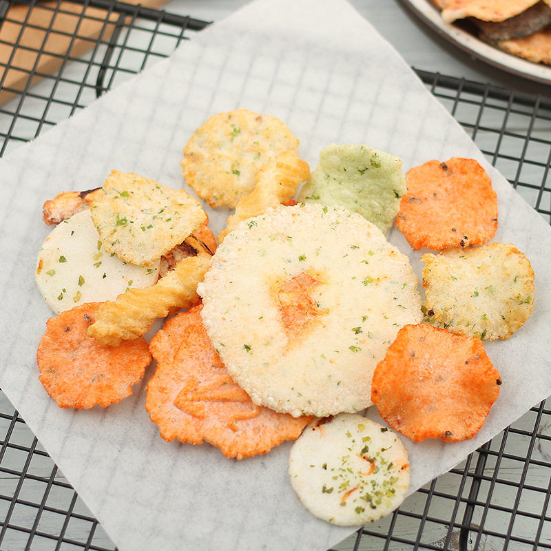 prawncrackers日本进口年货池田屋什锦海鲜味虾片膨化食品