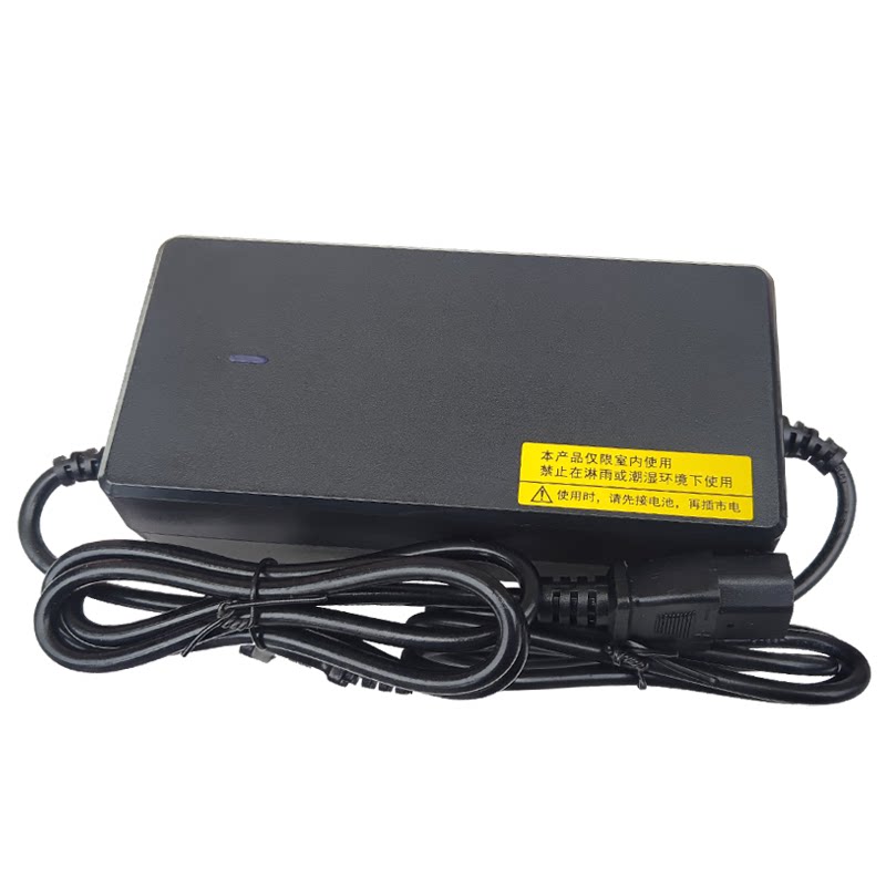 充电器哈啰出行适配锂电池48v36v2a3a安品字公头dc三石电动车充电器