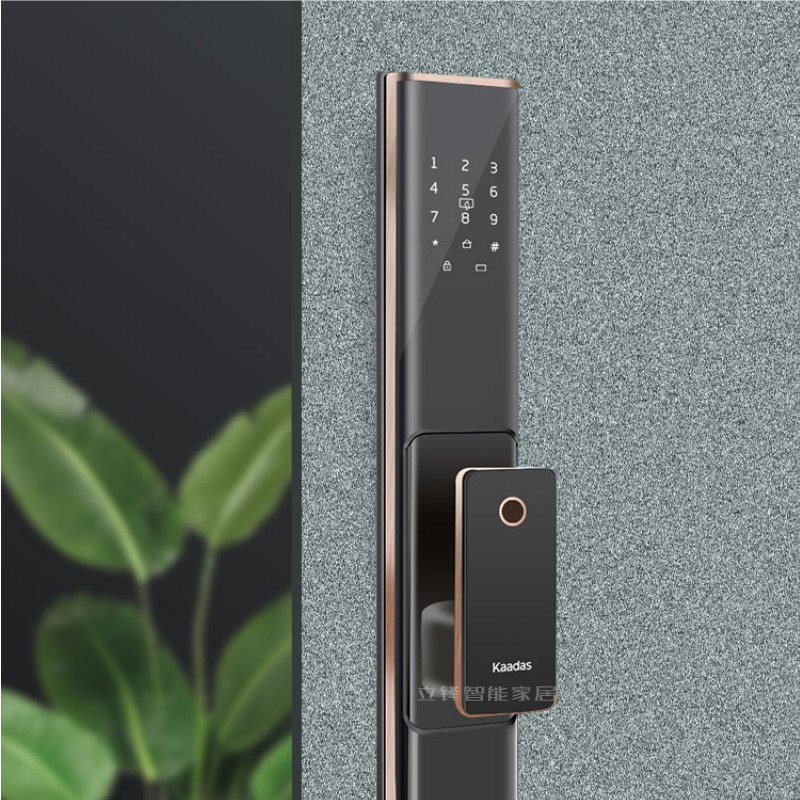 凯迪仕指纹锁k100推拉全自动蓝牙app密码ic卡防撬报警电子智能锁