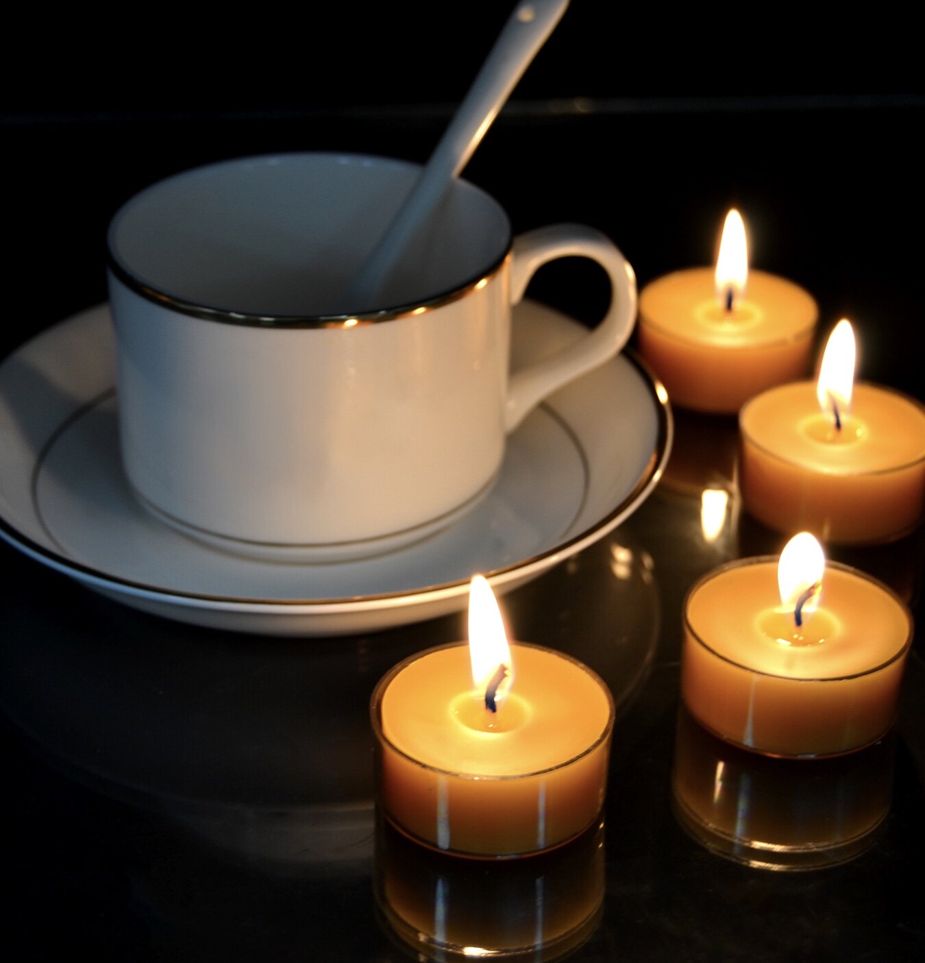 dihome棣手工自然蜂蜡黄色绿色手作蜡烛瑜伽酒店会所魔法小烛台