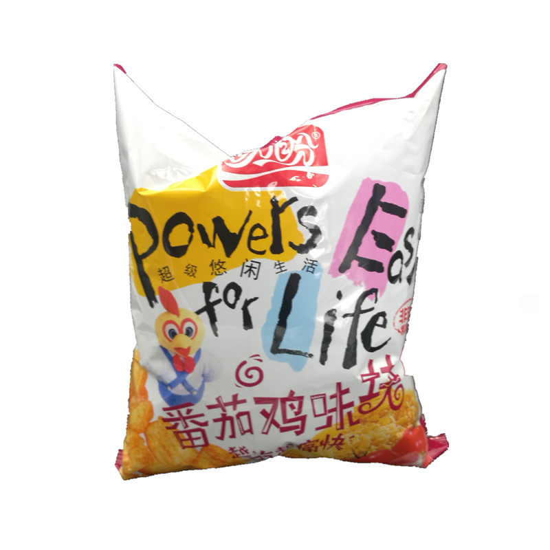 盼盼番茄鸡味块办公室休闲105g1袋零食膨化食品儿童膨化食品
