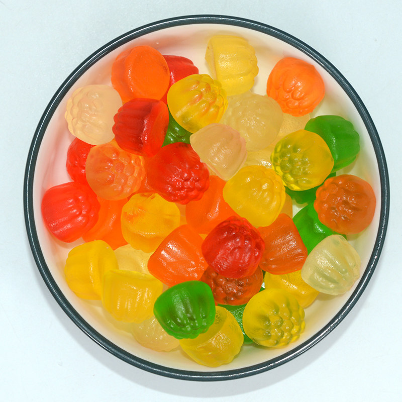 喜多多橡皮糖小馒头型软糖德国口味qq散装混搭儿童传统糖果