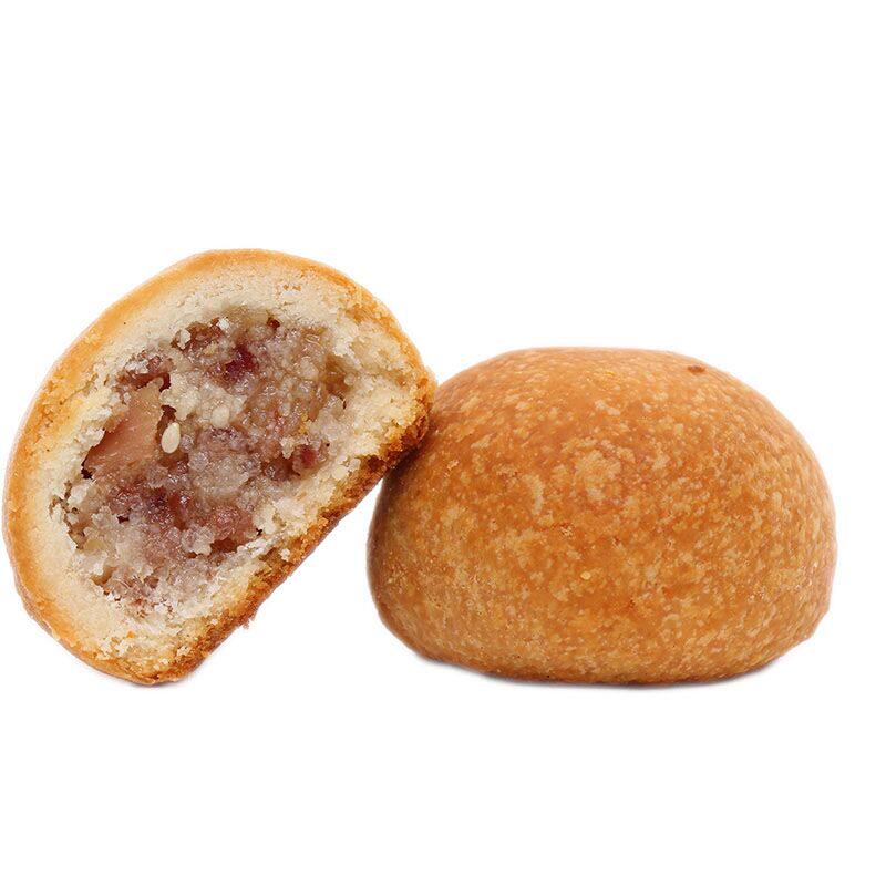 昆明冠生园老字号云腿酥月饼礼盒云南特产火腿月饼酥皮糕点9枚