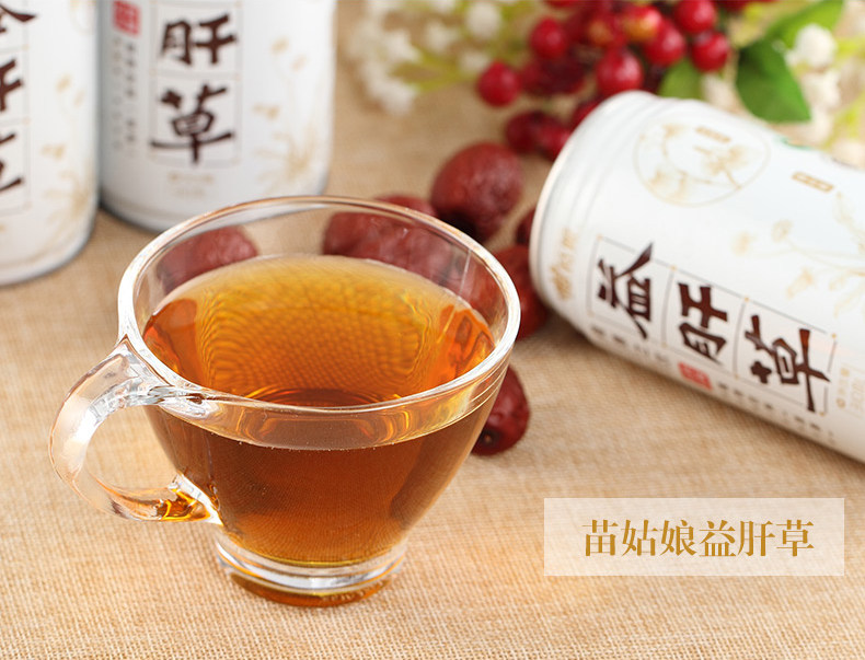 贵州特产苗姑娘益肝草植物饮料310ml*12白罐草本凉茶 不加糖