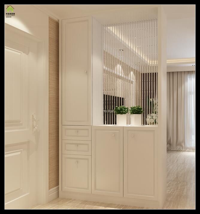 入户玄关柜门厅柜屏风隔断柜鞋柜组合简约现代镂空玄关隔断鞋柜