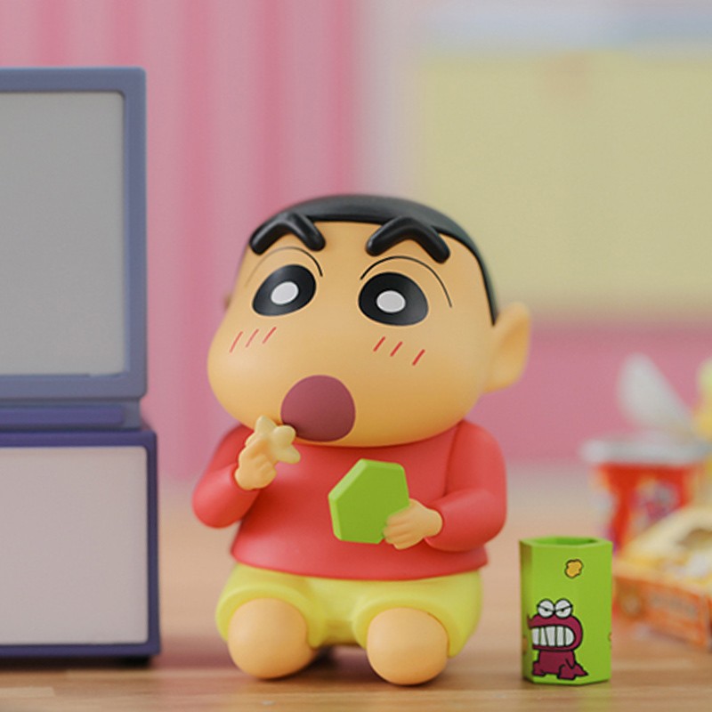 蜡笔小新盲盒正版日常系列卡通动漫可爱少女手办潮玩盲盒