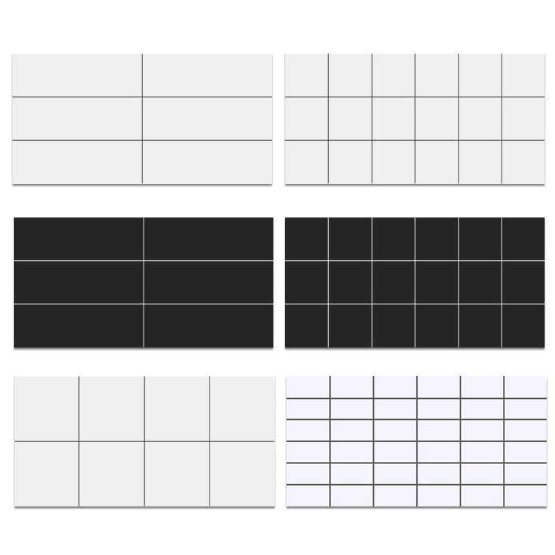 瓷砖素墨北欧黑白哑光格子釉面砖小方方块厨房釉面砖