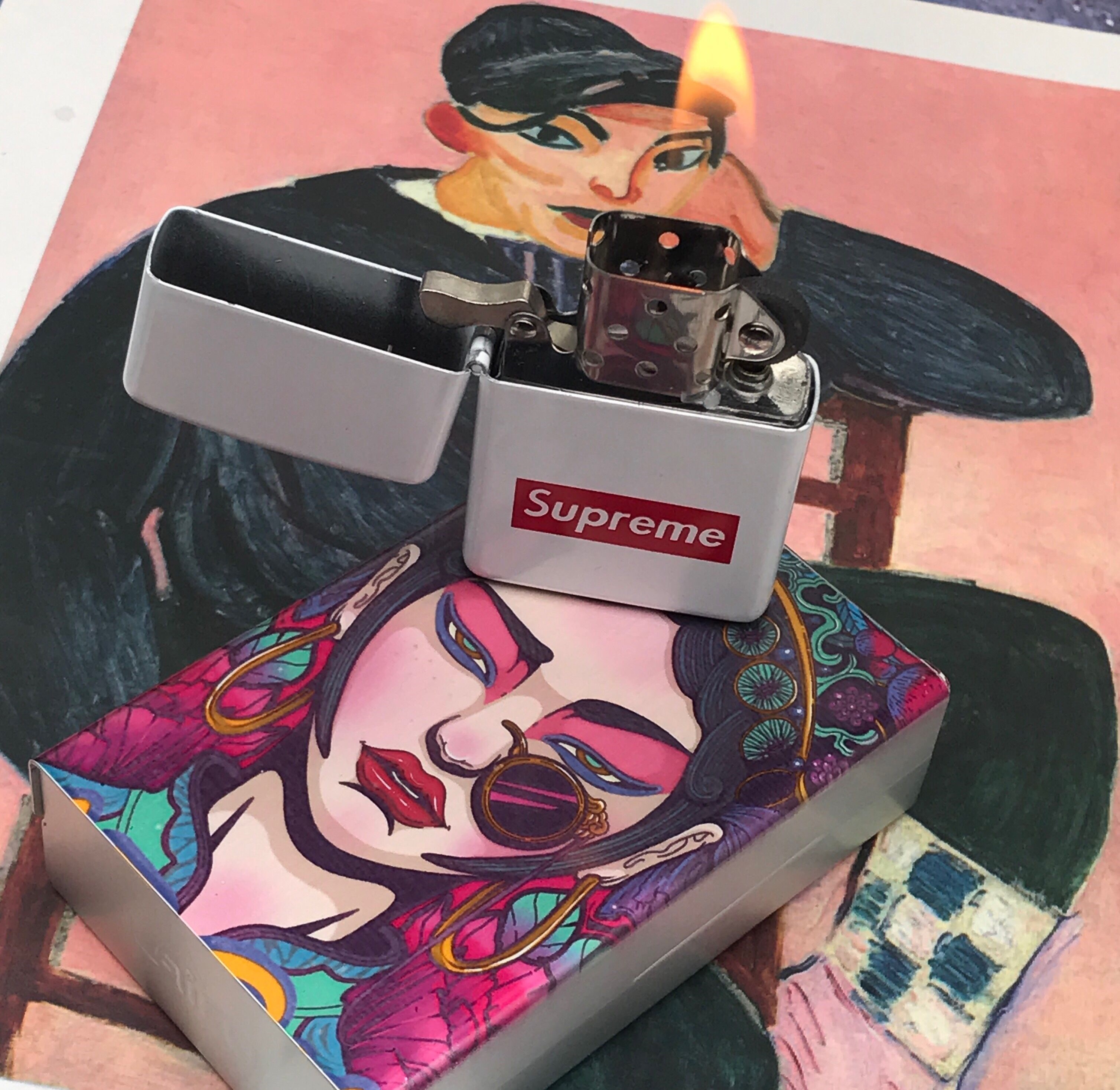 新款创意个性女士男女时尚烟盒潮牌20支便携铝合金烟盒