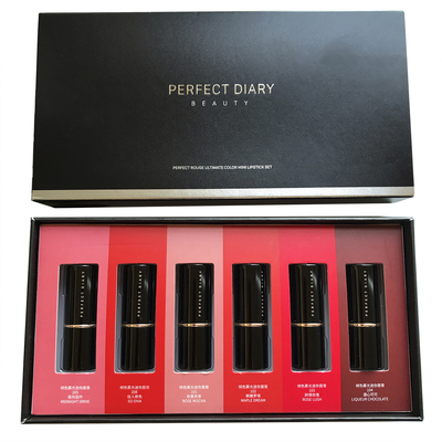 完美日记礼盒装倾色暮光小黑钻小细跟口红套盒唇釉香水礼物女友唇膏