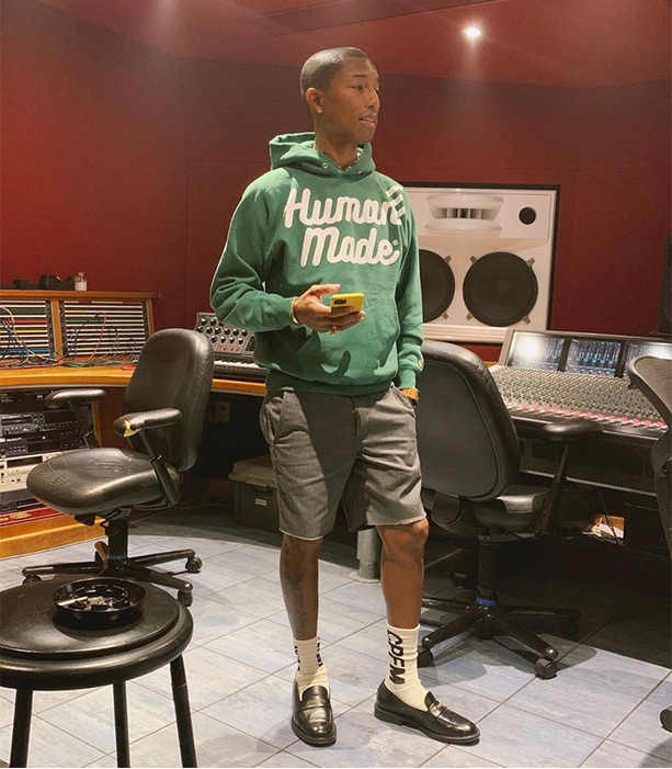 sunsethumanmadepizzahoodie菲董同款绒帽情侣款卫卫衣