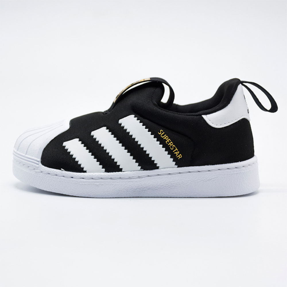 adidas阿迪达斯金标贝壳头童鞋小白鞋 三叶草儿童运动休闲鞋男童