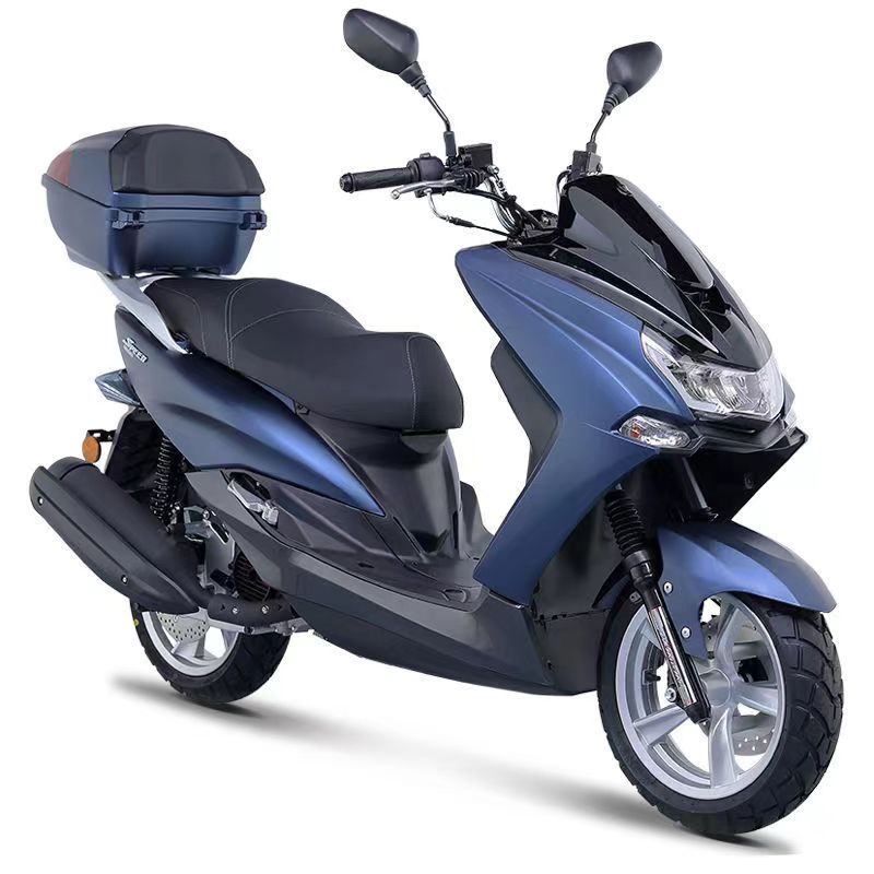 望江铃木sp150电喷125cc燃油踏板摩托车省男女女式摩托车整车