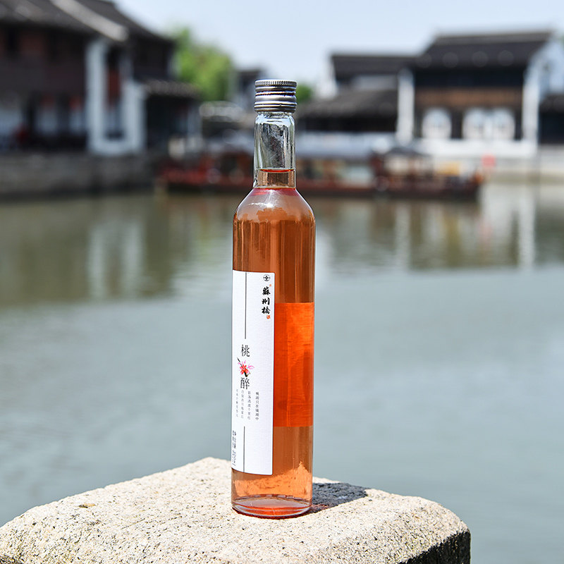 苏州桥酒桃花醉桃花酒9%低度女士水果酒自酿果酒甜酒300ml