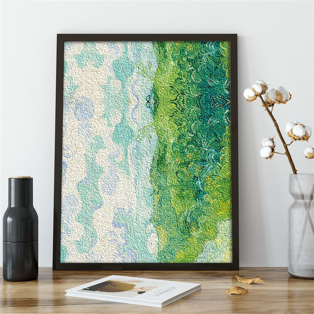 尺寸纸浆diy手工填充世界名画梵高麦田里丝柏柏树diy