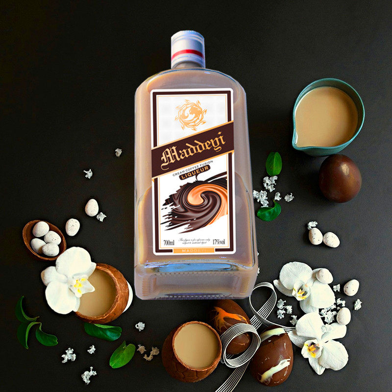 liqueur咖啡奶油利口酒甜酒17vol草莓味力娇酒女生力娇酒