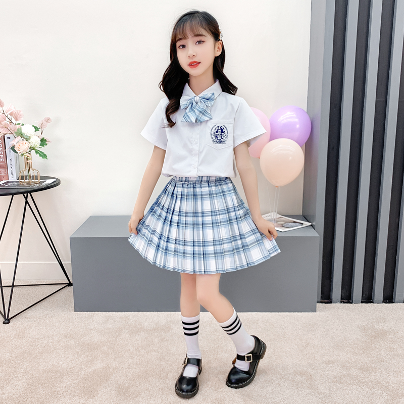 套装校园小学生全套女童裙子jk学院儿童制服学生校服