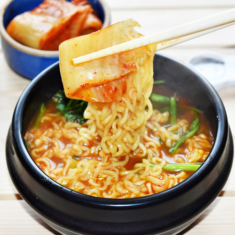 韩国进口方便面拉面 三养超辣火鸡面干拌面 农心辛拉面组合6袋装