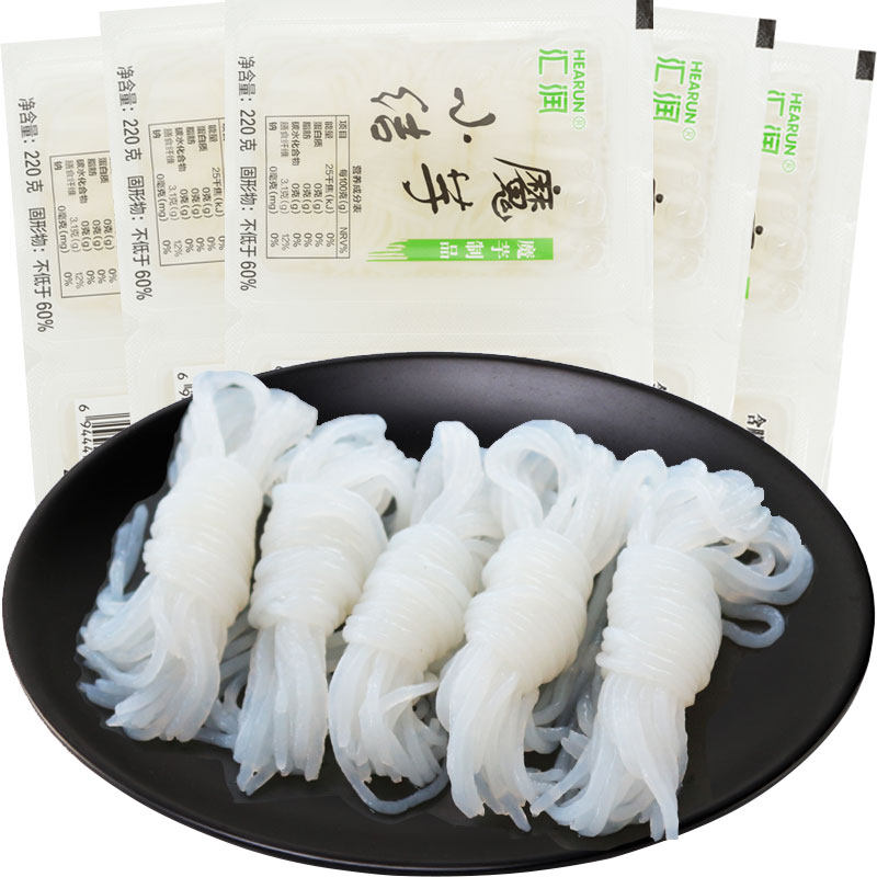 魔芋低卡丝结低热热量脂肪代餐饱腹即食主食冲泡方便面
