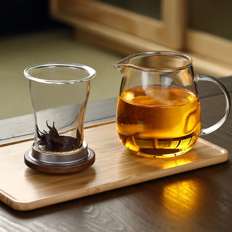 茶杯加厚玻璃泡茶茶水分离耐高温办公室花茶子女茶杯