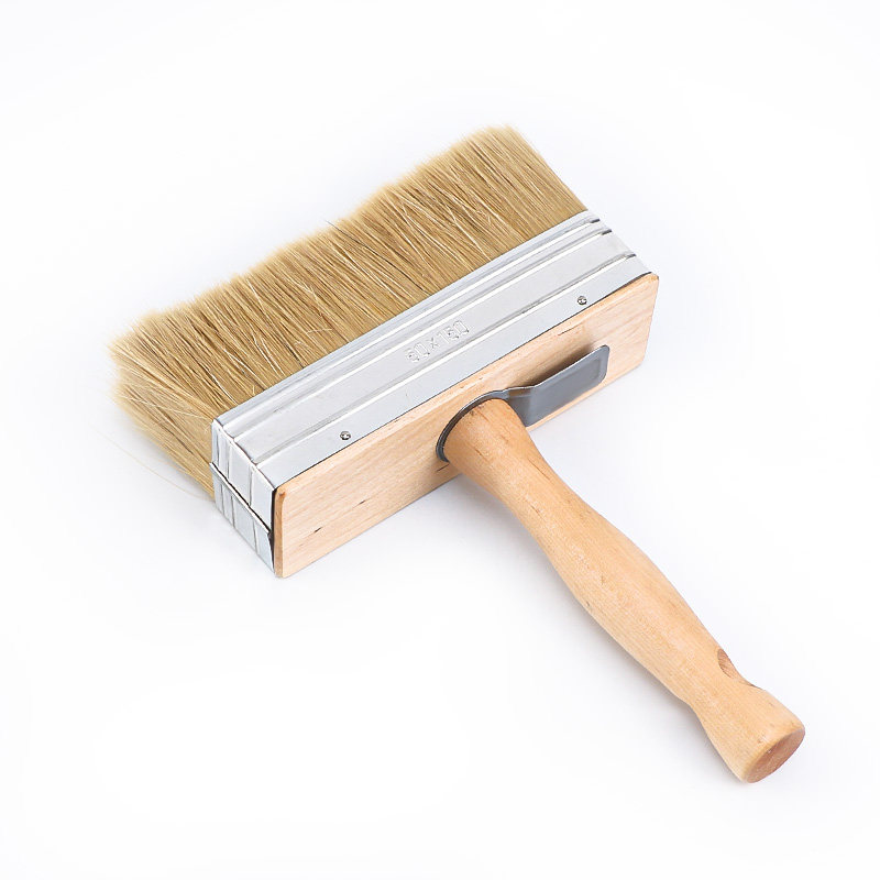 木柄墙刷木柄油漆刷毛刷棕毛刷油漆刷子猪毛刷加长加厚刷子包邮